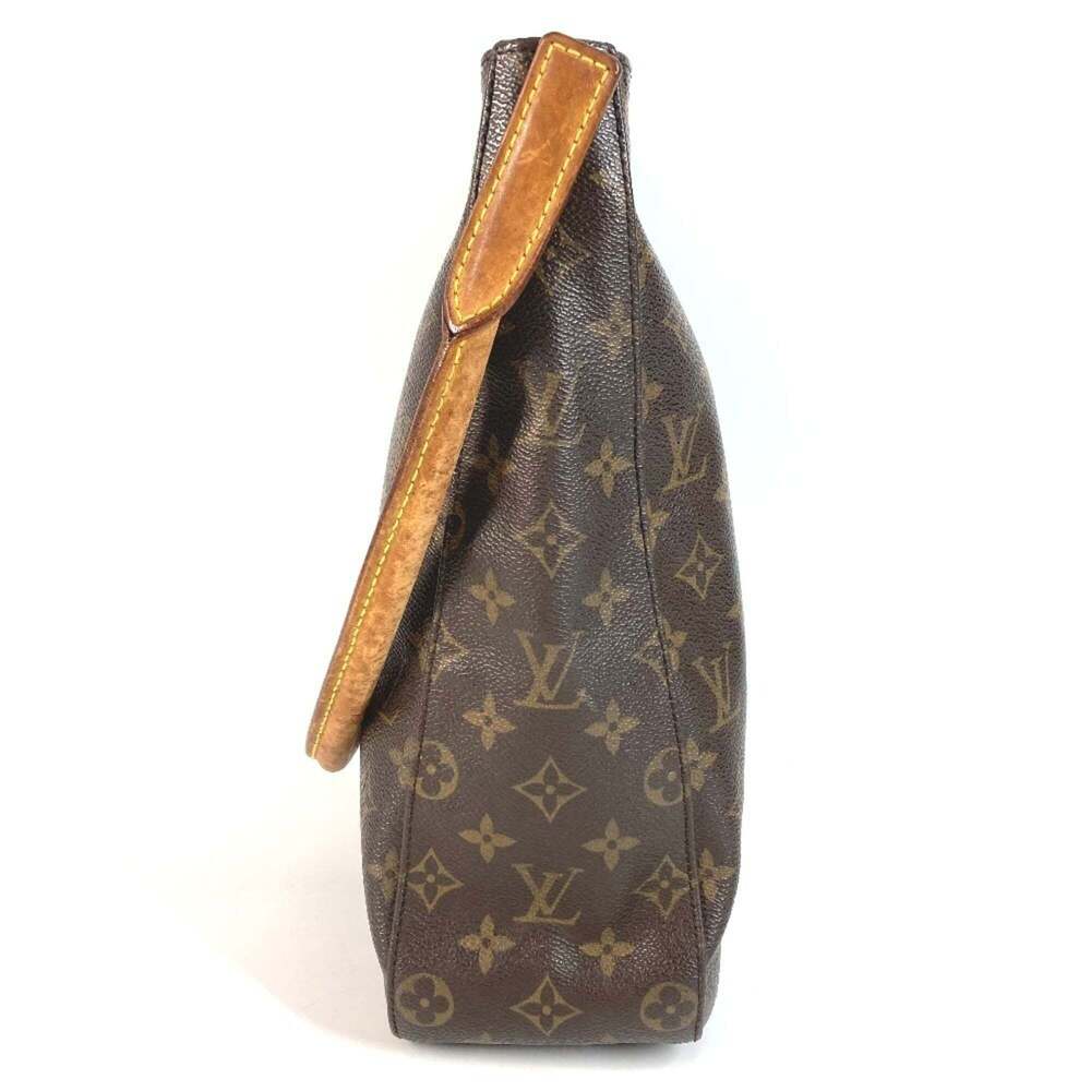 LOUIS VUITTON Authentic Brown Monogram Canvas Looping GM Shoulder Bag - Picture 4 of 16